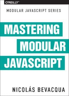 Mastering Modular Javascript